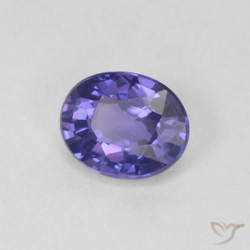 0.44ct 자연스러운 퍼플 핑크 사파이어, 타원형, VVS