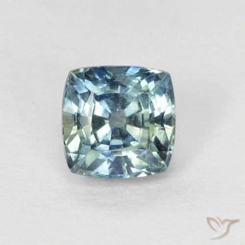 0.69ct 자연스러운 물오리 사파이어, 방석, VS