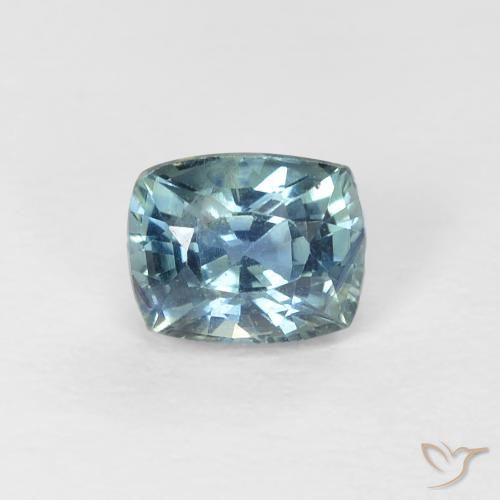 0.66ct 자연스러운 물오리 사파이어, 방석, VVS-VS