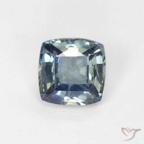 0.89ct 자연스러운 물오리 사파이어, 방석, VS