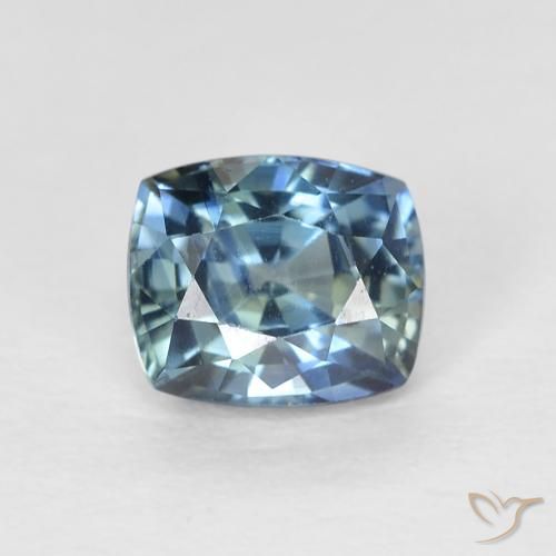 0.86ct 자연스러운 물오리 사파이어, 방석, VVS-VS