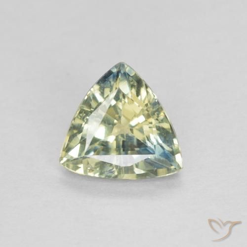 0.48ct 자연스러운 다색 사파이어, 일조, VS