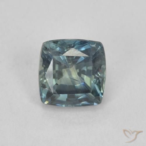 0.88ct 자연스러운 물오리 사파이어, 방석, VS