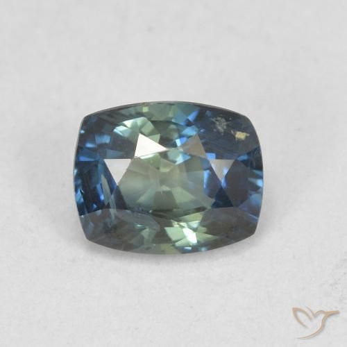 0.83ct 자연스러운 물오리 사파이어, 방석, VS