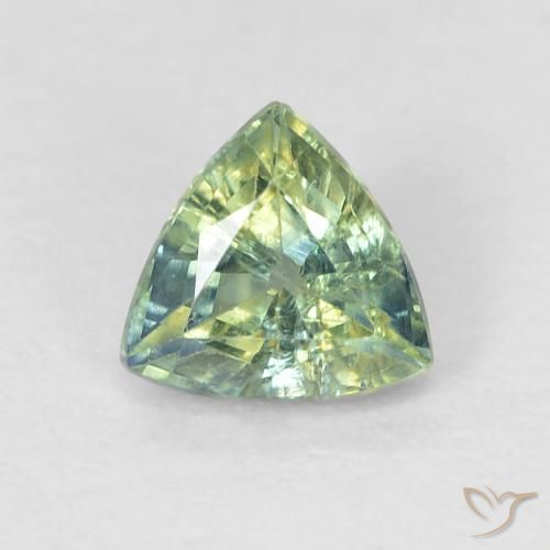 0.62ct 자연스러운 다색 사파이어, 일조, VS