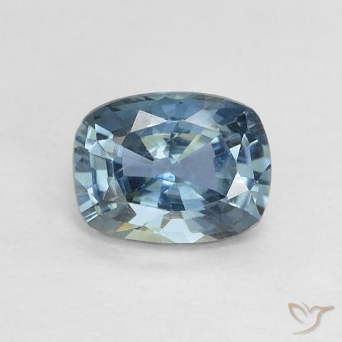 0.60ct 자연스러운 물오리 사파이어, 방석, VVS-VS