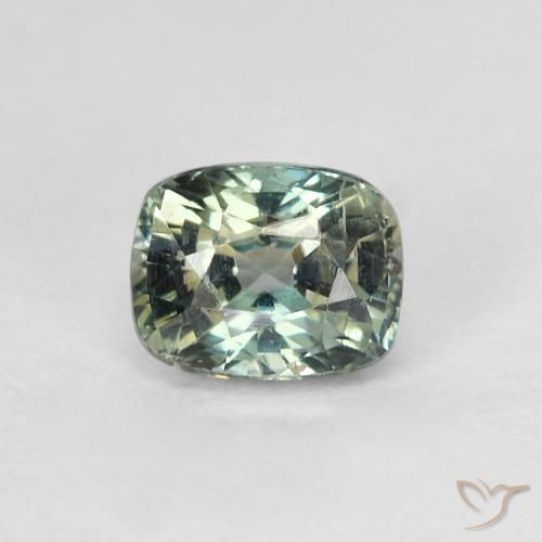 0.79ct 자연스러운 다색 사파이어, 방석, VVS-VS