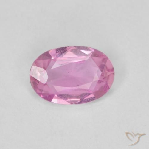 0.38ct 자연스러운 퍼플 핑크 사파이어, 타원형, VVS-VS