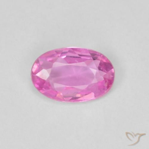 0.36ct 자연스러운 미디엄 퍼플 사파이어, 타원형, VVS-VS