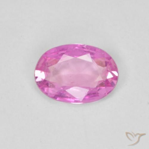 0.39ct 자연스러운 퍼플 핑크 사파이어, 타원형, VVS-VS