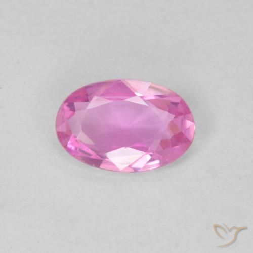 0.39ct 자연스러운 로얄 퍼플 핑크 사파이어, 타원형, VVS