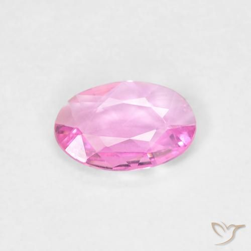 0.34ct 자연스러운 미디엄 퍼플 사파이어, 타원형, VVS