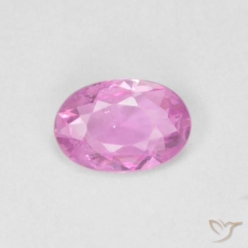 0.44ct 자연스러운 분홍색 사파이어, 타원형, VS