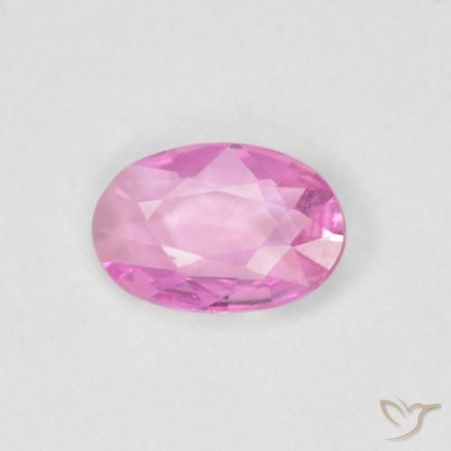 0.36ct 자연스러운 로얄 퍼플 핑크 사파이어, 타원형, VVS