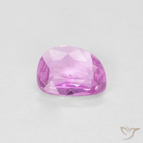 0.40ct 자연스러운 라이트 로얄 퍼플 핑크 사파이어, 팬시한, VS