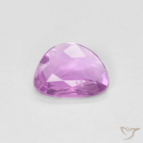 0.55ct 자연스러운 라이트 로얄 퍼플 핑크 사파이어, 팬시한, VS