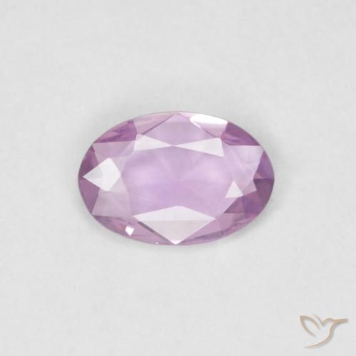 0.31ct 자연스러운 라이트 퍼플 사파이어, 타원형, VVS