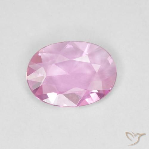 0.48ct 자연스러운 분홍색 사파이어, 타원형, VVS