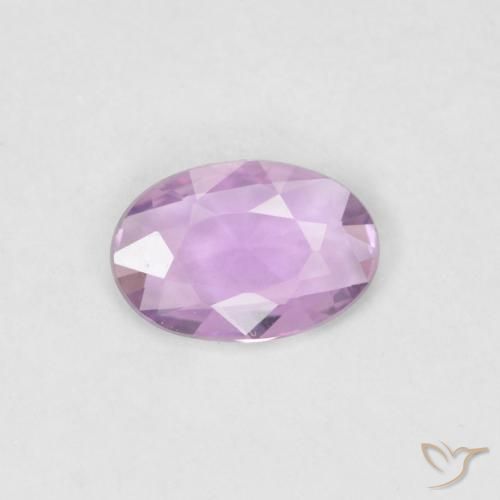 0.32ct 자연스러운 핑크 퍼플 사파이어, 타원형, VVS