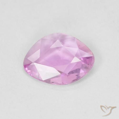 0.45ct 자연스러운 미디엄 퍼플 사파이어, 팬시한, VVS