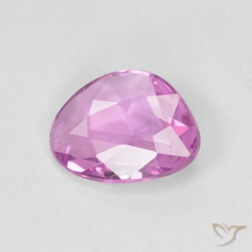 0.60ct 자연스러운 밝은 분홍빛이 도는 보라색 사파이어, 팬시한, VVS