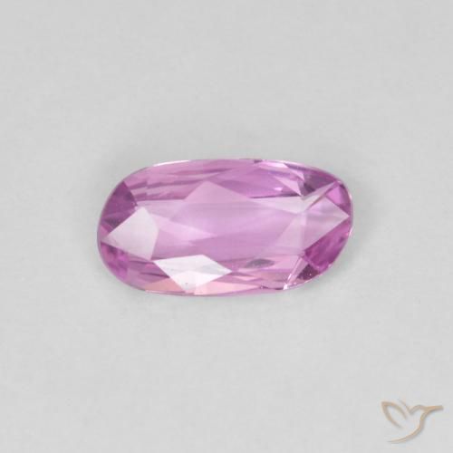 0.51ct 자연스러운 분홍빛이 도는 보라색 사파이어, 팬시한, VVS