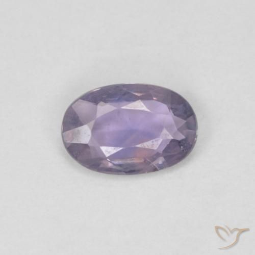 0.46ct 자연스러운 미디엄 바이올렛 사파이어, 타원형, VVS