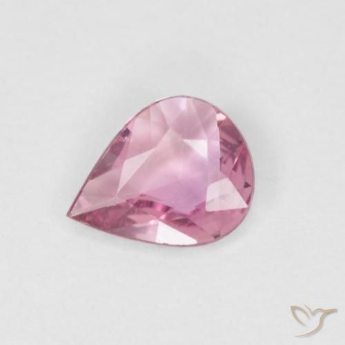 0.40ct 자연스러운 라이트 마젠타 사파이어, 배 모양, VVS-VS