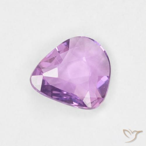 0.46ct 자연스러운 미디엄 핑크빛 퍼플 사파이어, 팬시한, VVS