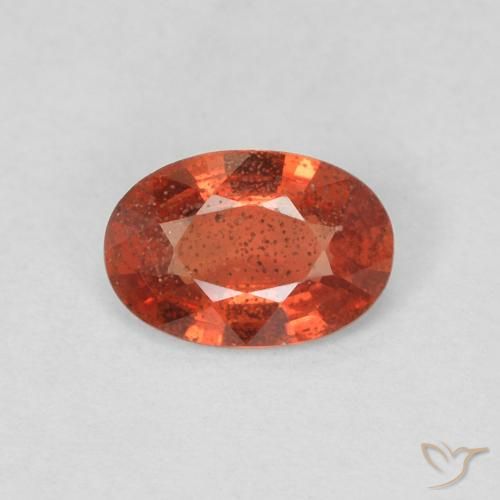 0.46ct 자연스러운 인텐스 레드 사파이어, 타원형, VS