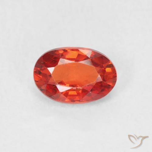 0.70ct 자연스러운 미디엄 레드 사파이어, 타원형, VVS-VS
