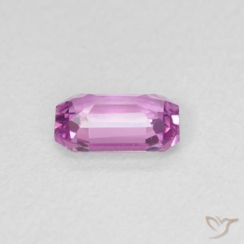 0.62캐럿 천연 Medium Light-Purple 사파이어, 옥타곤 / 에메랄드 컷, VVS