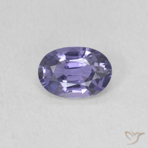 0.56ct 자연스러운 짙은 청자색 사파이어, 타원형, VS