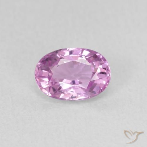 0.73ct 자연스러운 Medium Light-Purple 사파이어, 타원형, VVS