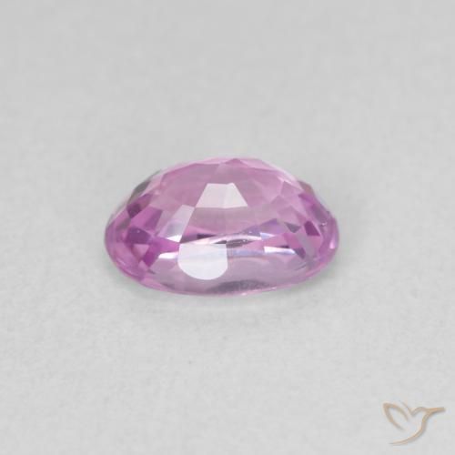 0.73캐럿 천연 Medium Light-Purple 사파이어, 타원형, VVS