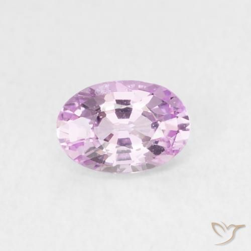 0.64ct 자연스러운 퍼플 핑크 사파이어, 타원형, VS