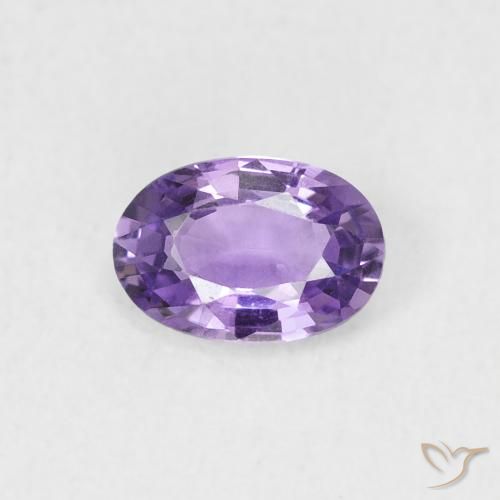 0.56ct 자연스러운 미디엄 바이올렛 사파이어, 타원형, VVS-VS