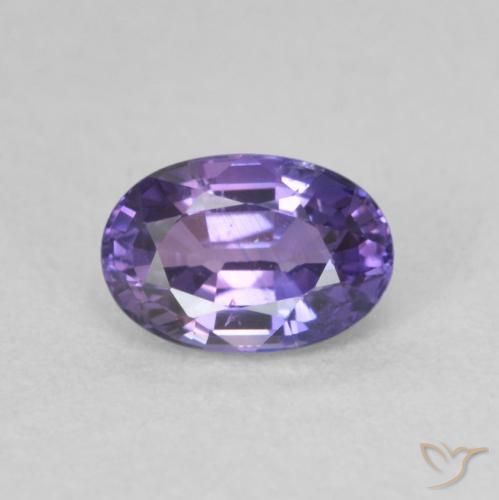 0.73ct 자연스러운 딥 바이올렛 사파이어, 타원형, VVS-VS