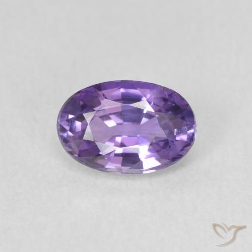 0.60ct 자연스러운 딥 바이올렛 사파이어, 타원형, VVS-VS