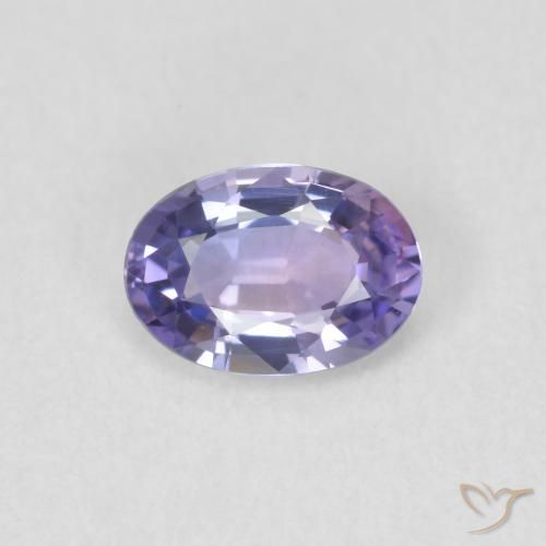 0.56ct 자연스러운 미디엄 바이올렛 사파이어, 타원형, VVS-VS