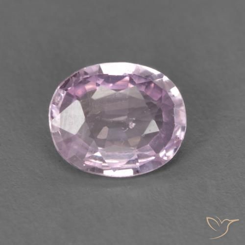0.48ct 자연스러운 미디엄 핑크 사파이어, 타원형, VS