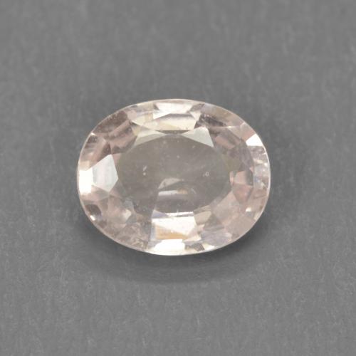 0.50ct 자연스러운 라이트 핑크 사파이어, 타원형, VS