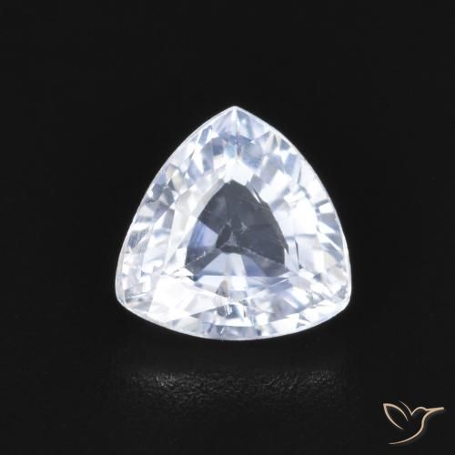 0.77ct 자연스러운 매우 밝은 파란색 사파이어, 일조, VS