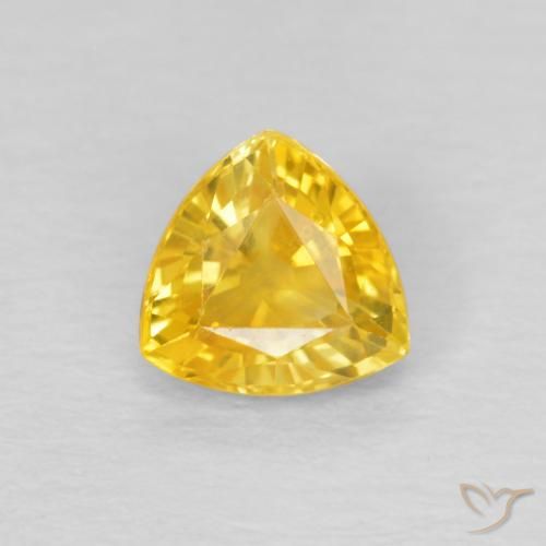0.80ct 자연스러운 골든 오렌지 사파이어, 일조, VVS-VS