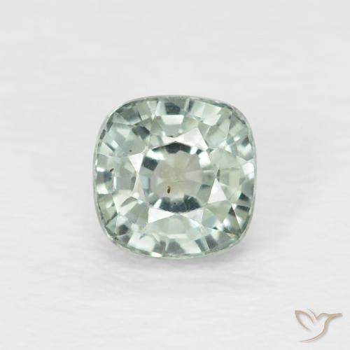 0.59ct 자연스러운 라이트 민트 사파이어, 방석, VVS-VS