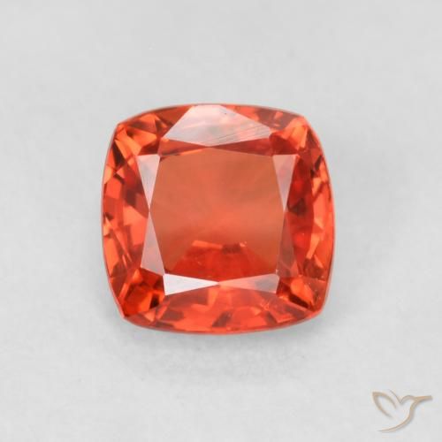 0.62ct 자연스러운 미디엄 레드 사파이어, 방석, VVS-VS