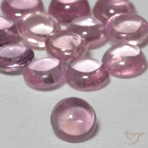0.28ct 자연스러운 라이트 핑크 사파이어, 둥근, 투명한
