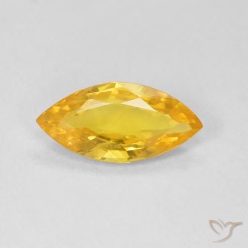 1.79ct 자연스러운 골든 오렌지 사파이어, 보석, VS-SI