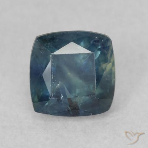 0.66ct 자연스러운 물오리 사파이어, 방석, VS-SI