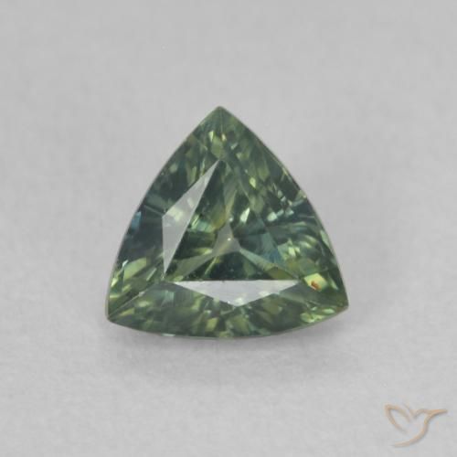 0.52ct 자연스러운 녹색 사파이어, 일조, VVS-VS